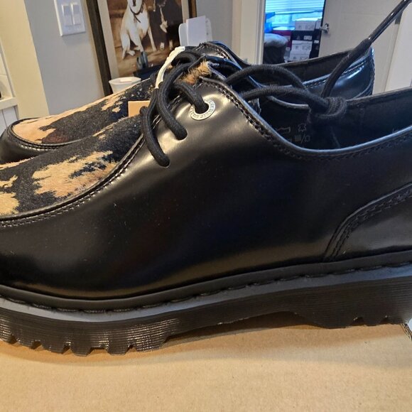 Doc Martens Zeffir 3i Bex Buttero Hair/Leather Oxfords Women's Size 9 Mens 8 NEW - Picture 7 of 11